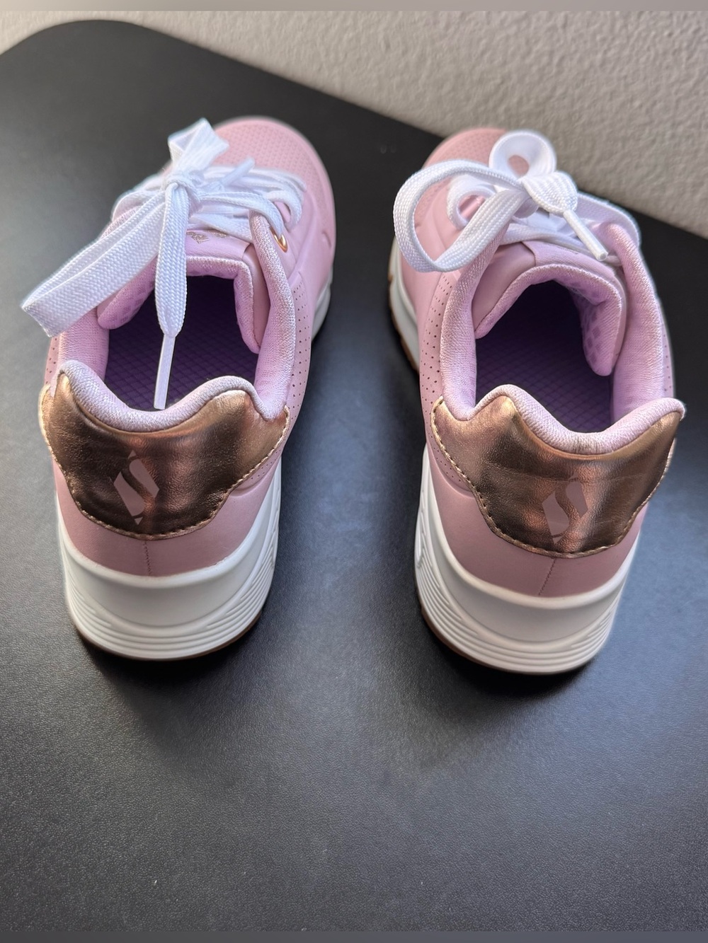 Sketchers UNO Gen1 Shimmer Away Sneakers Size: 1, NWOT - Picture 6 of 8